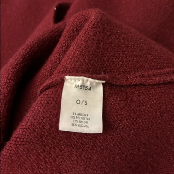 Kerisma Deep Red Aja Sweater One Size - Picture 2 of 5